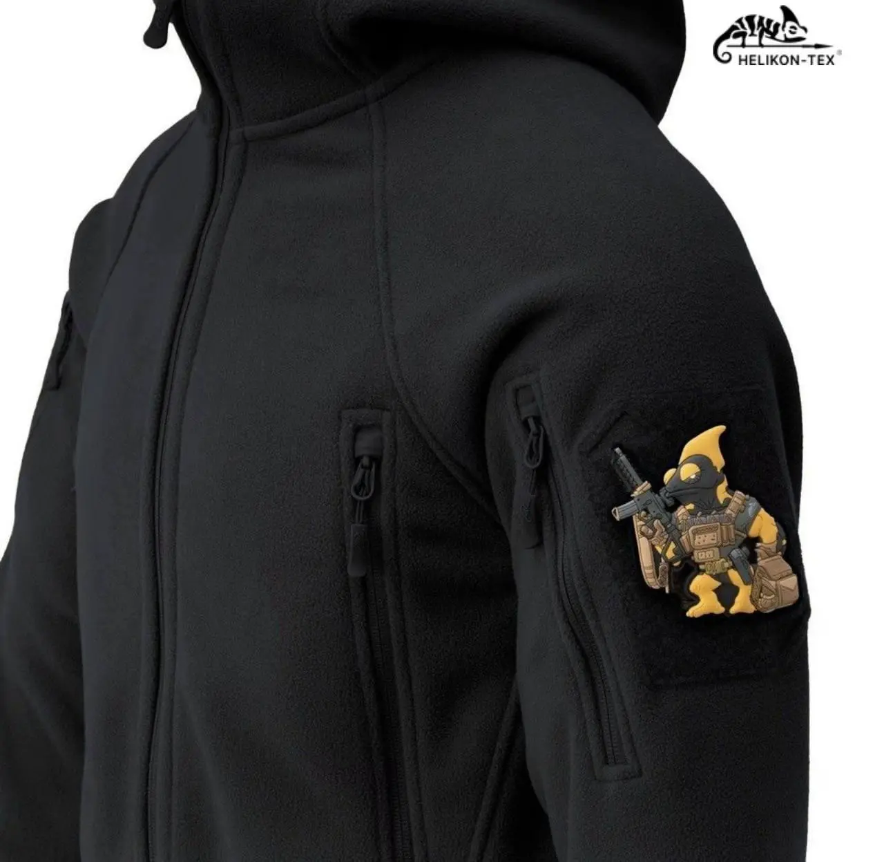 Флісова кофта Helikon Patriot Mk2 Hybrid Fleece - Black