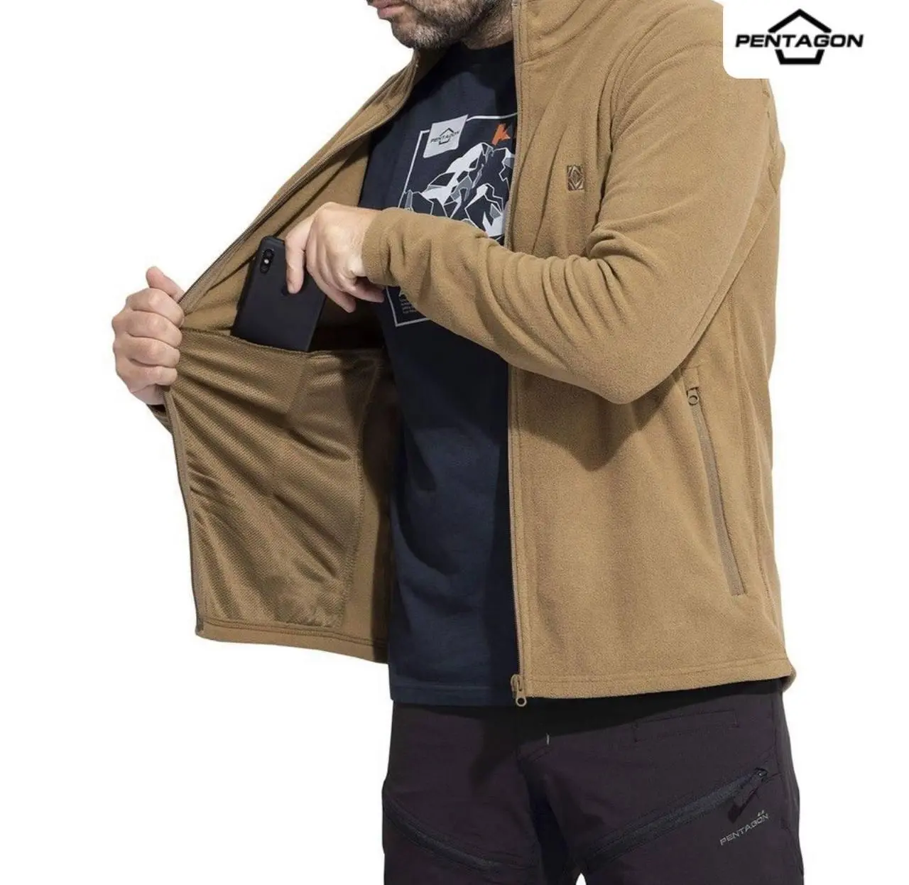 Флісова кофта Pentagon Tac Maven Elk Coyote
