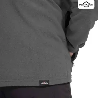 Флісова кофта Pentagon Tac Maven Elk Shadow Grey/ Black