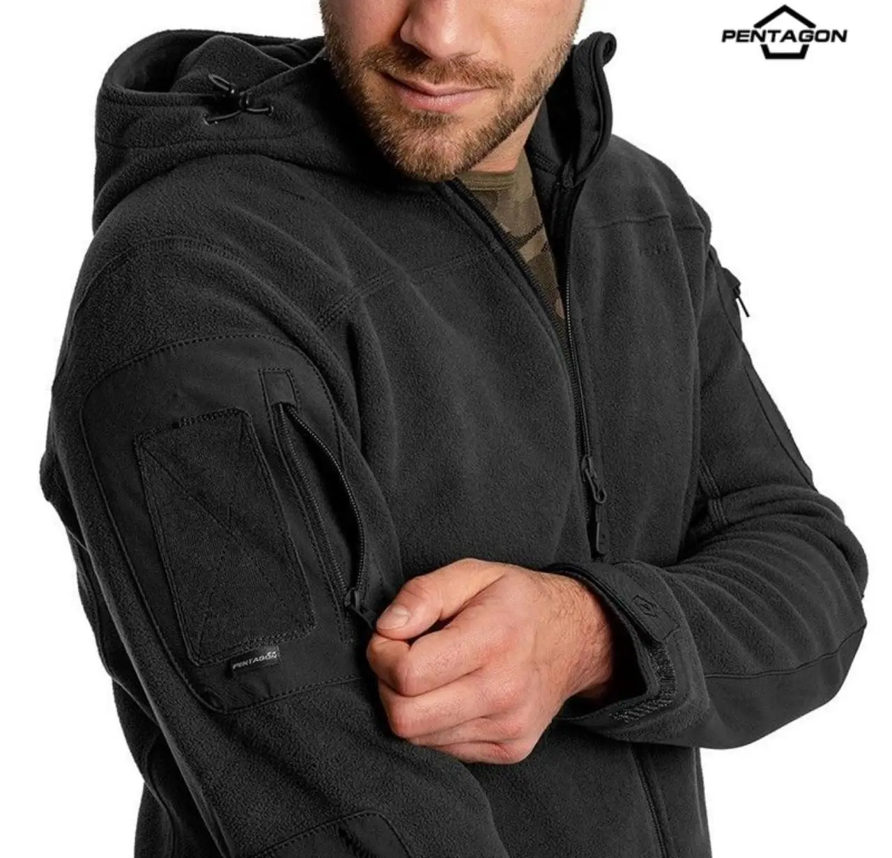 Флісова кофта Pentagon Hercules 2.0- Black