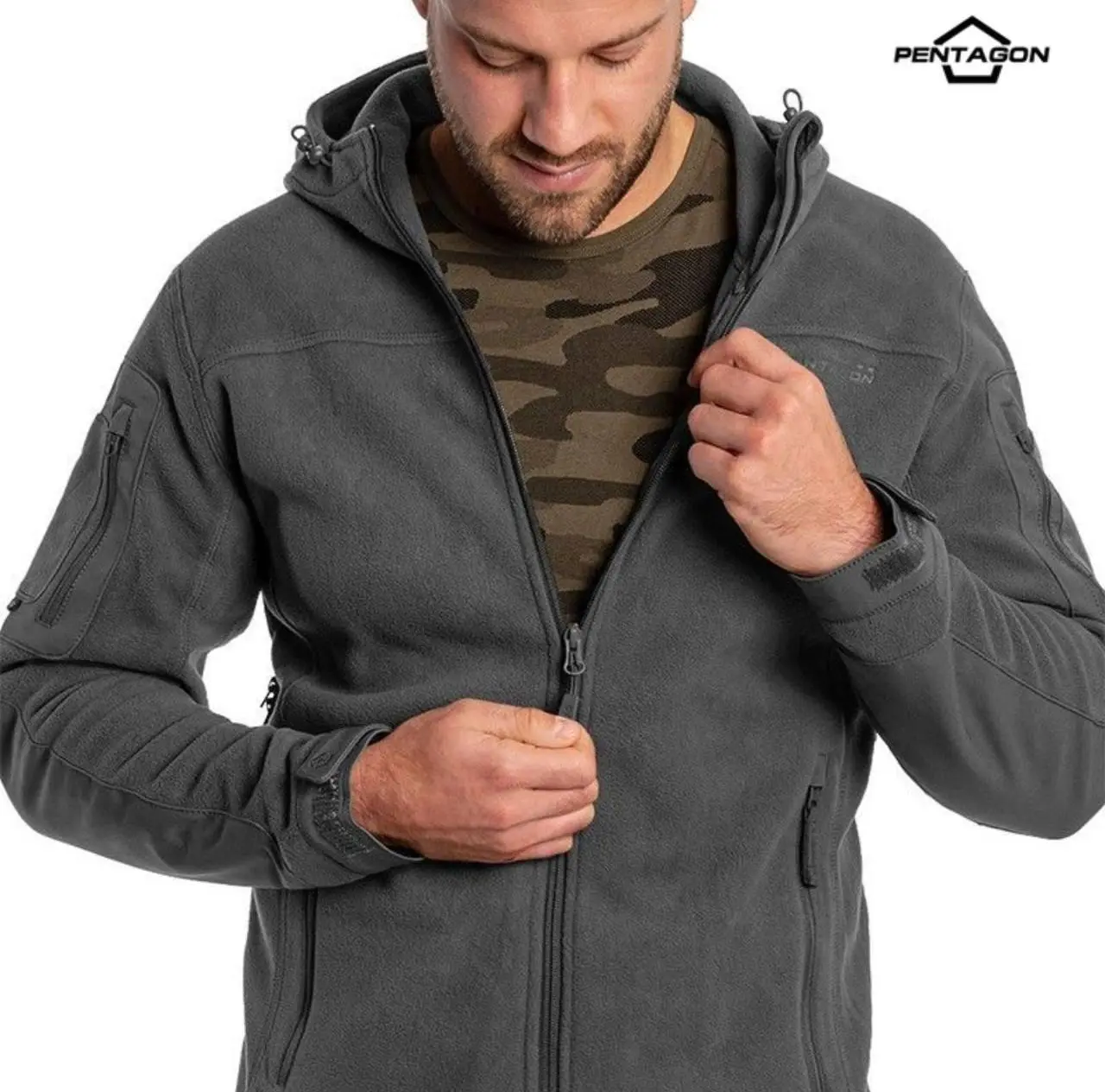 Флісова кофта Pentagon Hercules 2.0- Wolf Grey