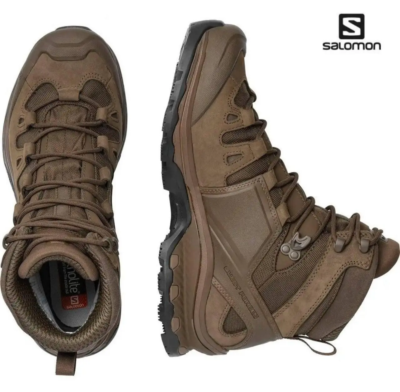 Черевики тактичні Salomon Quest 4D Forces 2 Dark Earth