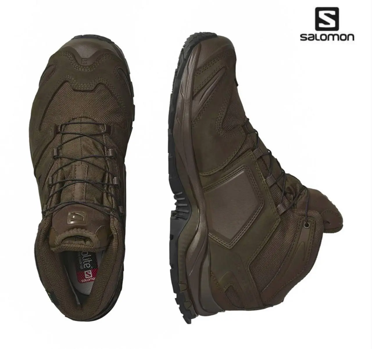 Черевики Salomon XA Forces MID GTX Earth Brown | Тактичне взуття