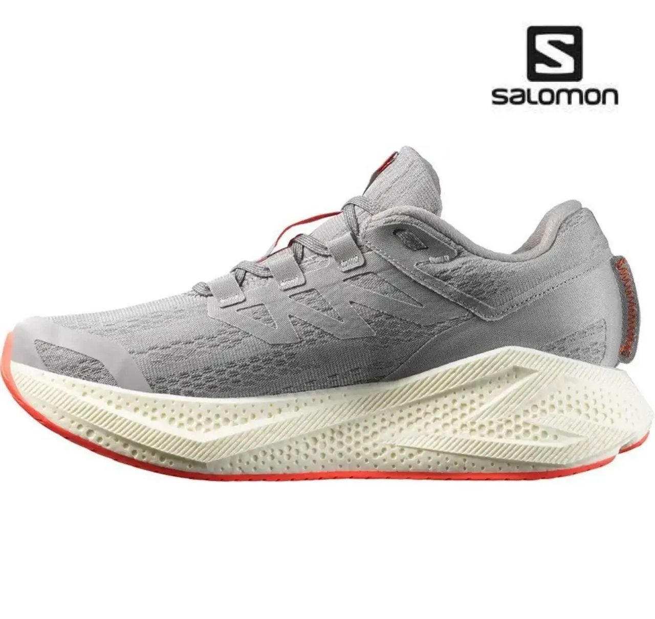 Кросівки Salomon Outdoor AERO GLIDE 3 Alloy/Vanilla Ice/Neon Flame