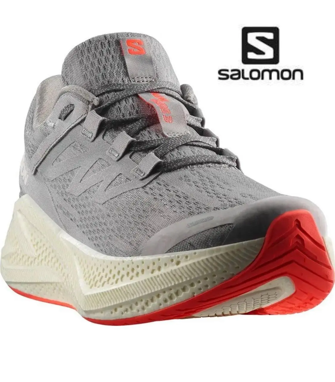 Кросівки Salomon Outdoor AERO GLIDE 3 Alloy/Vanilla Ice/Neon Flame