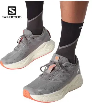 Кросівки Salomon Outdoor AERO GLIDE 3 Alloy/Vanilla Ice/Neon Flame