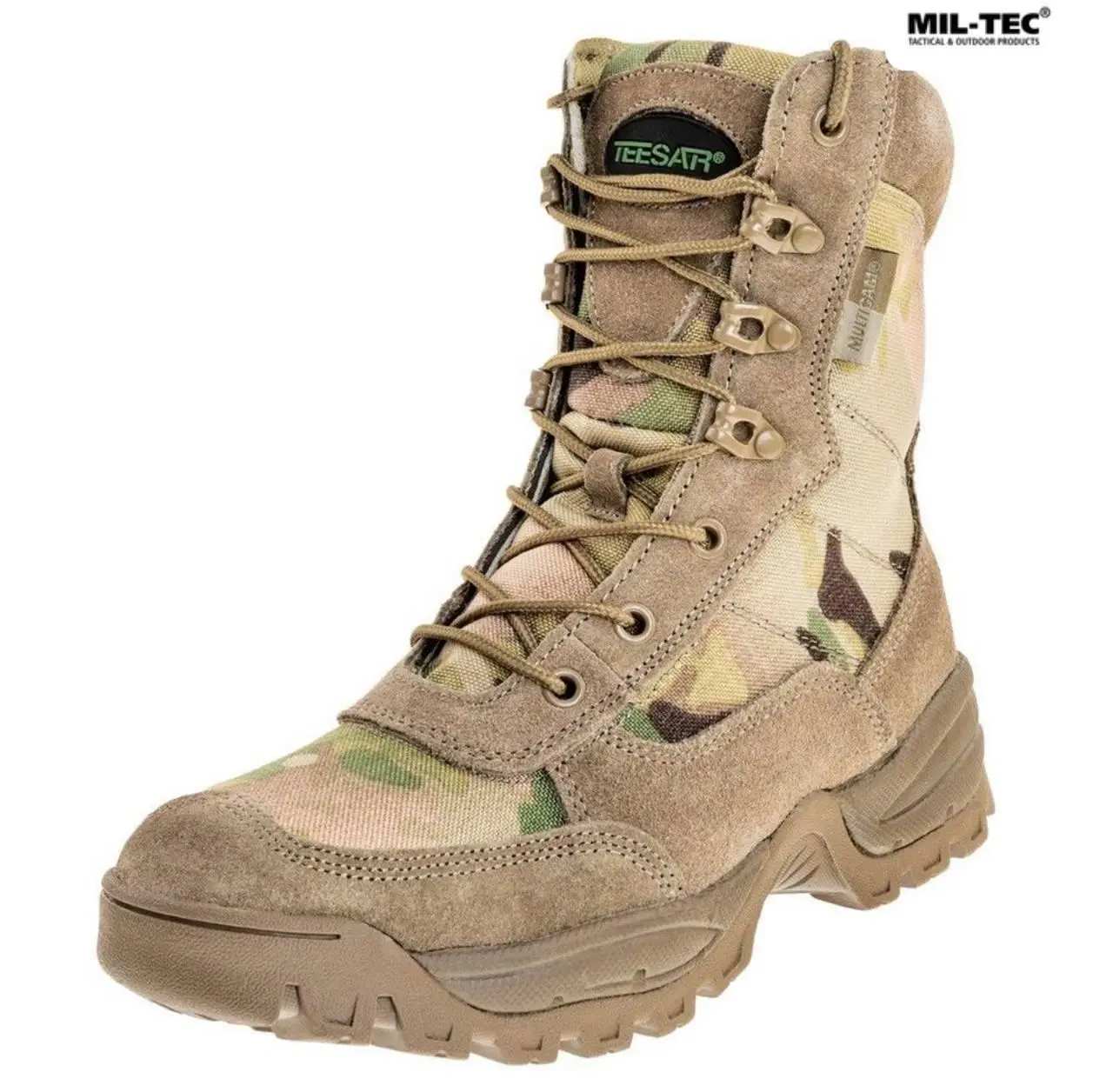 Черевики Mil-Tec Teesar Tactical One Zip - MultiCam