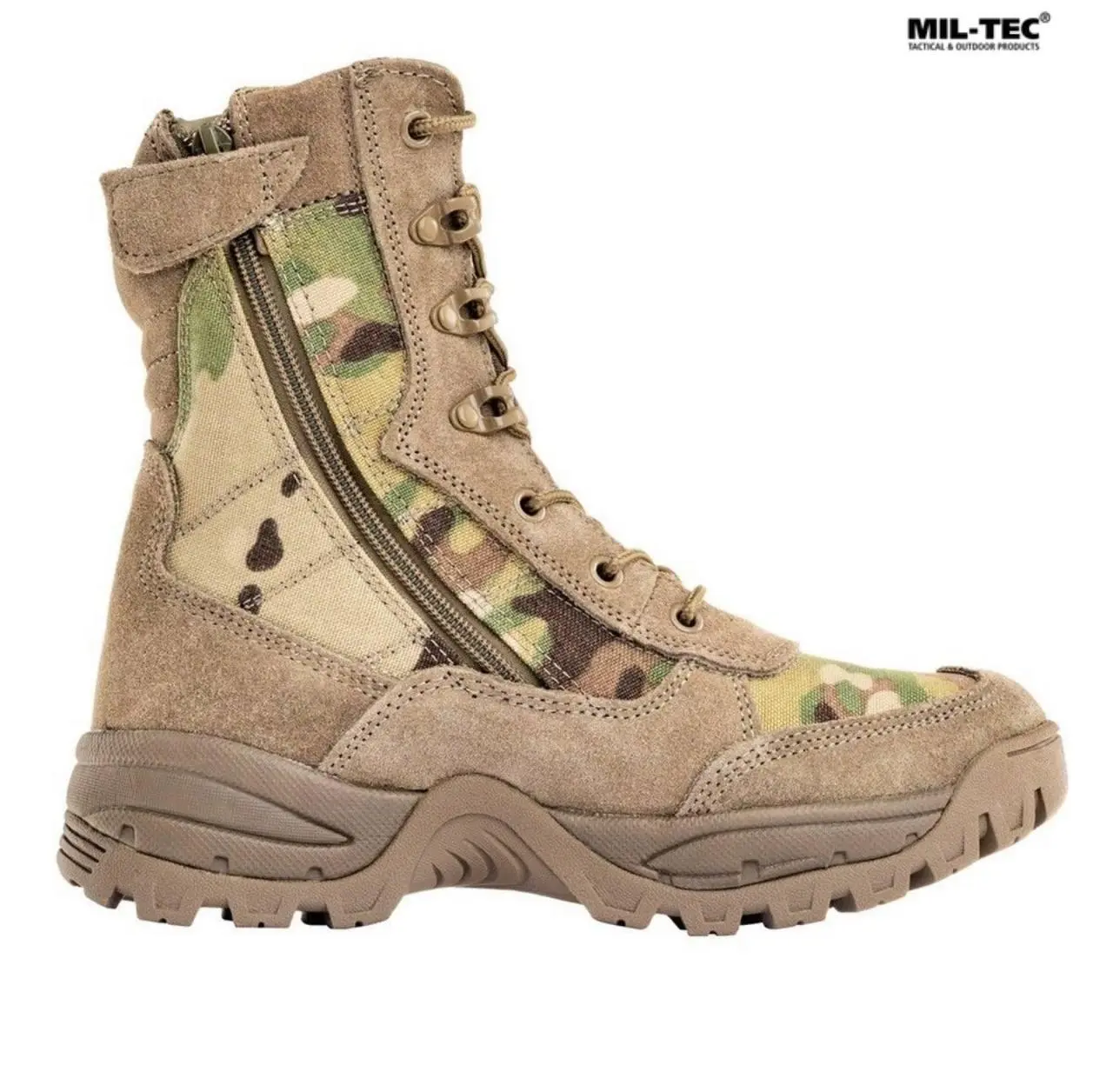Черевики Mil-Tec Teesar Tactical One Zip - MultiCam