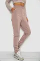 Спортивні штани жіночі на флісі, колір мокко, 238R57013 - Фото 3