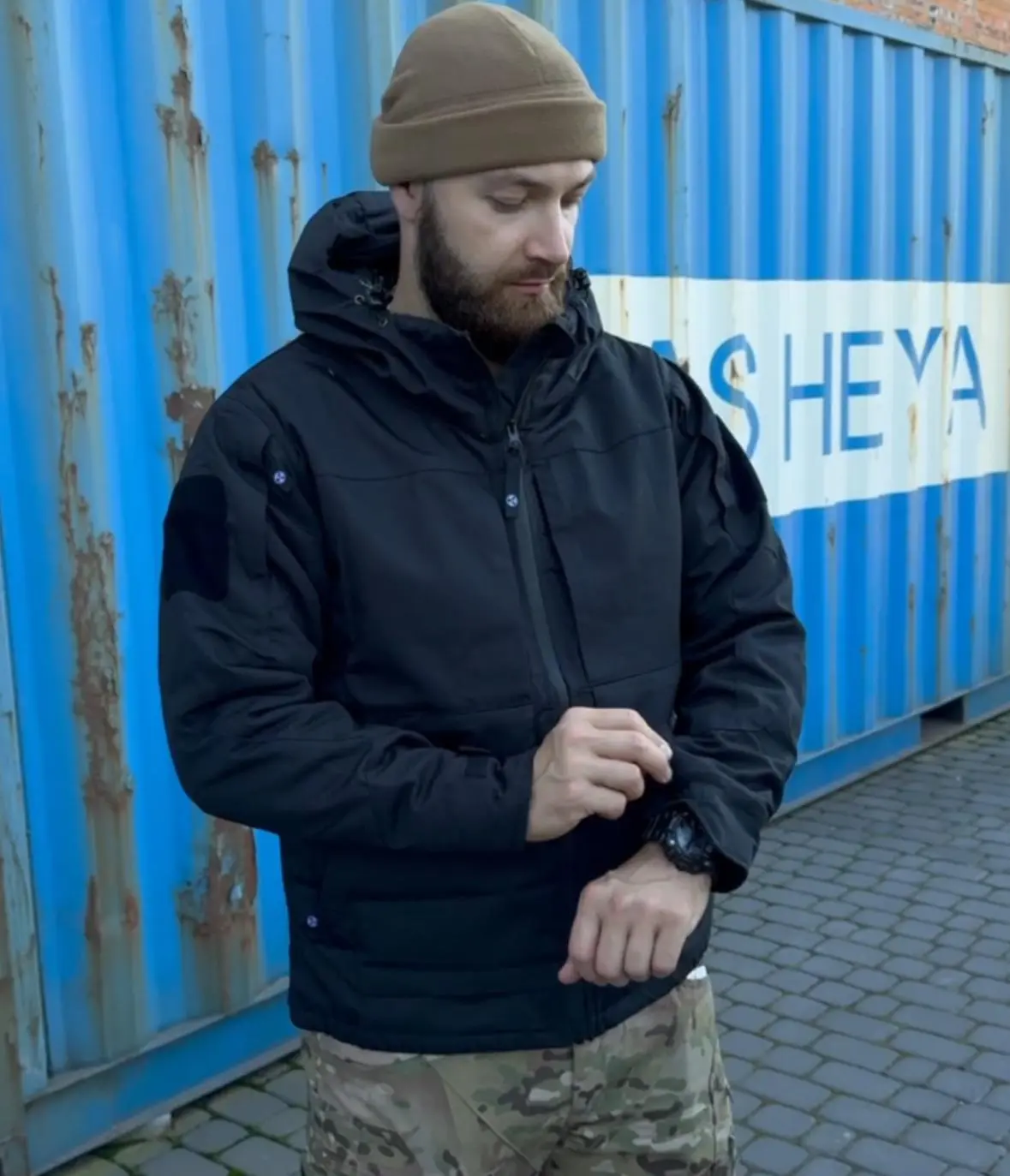 Куртка Зимова Чорна М-65 Original Omni-Heat