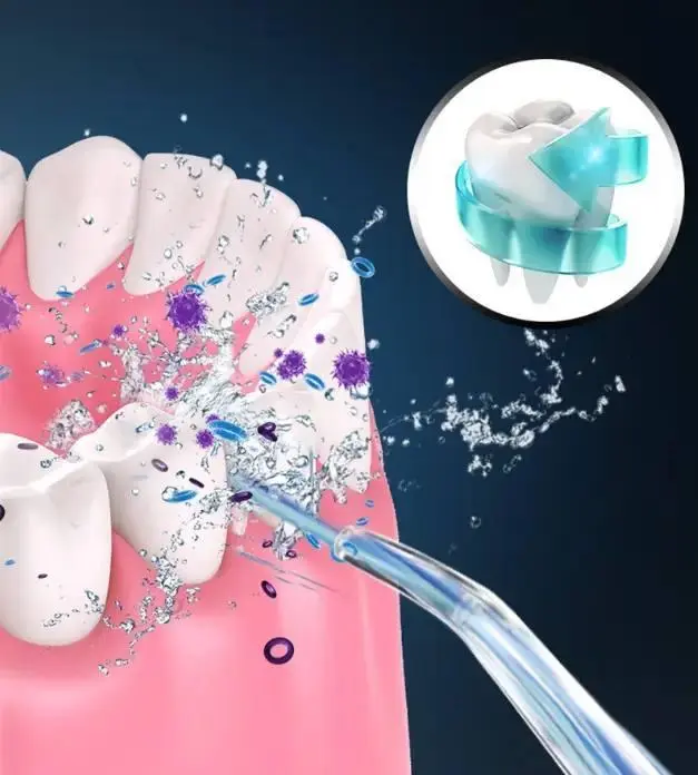 Іригатор AOW03 для ротової порожнини з дисплеєм 350 мл портативний Portable Oral Irrigator
