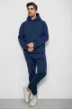Спортивний костюм чоловічий на флісі, колір синій, 238R58573 - Фото 1