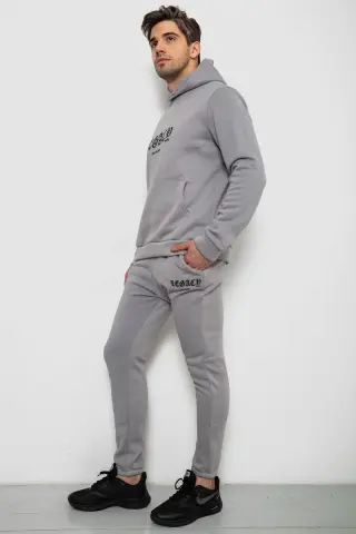 Спортивний костюм чоловічий на флісі, колір сірий, 238R57046
