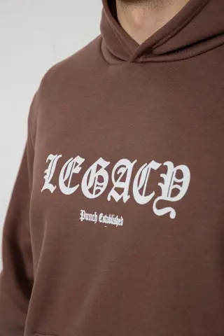 Спортивний костюм чоловічий на флісі, колір мокко, 238R57046
