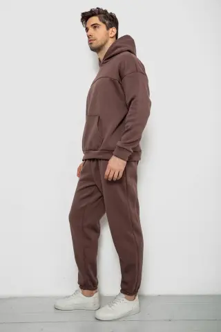 Спортивний костюм чоловічий на флісі, колір мокко, 238R029