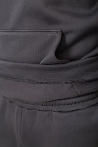 Спортивний костюм чоловічий на флісі, колір темно-сірий, 238R57046