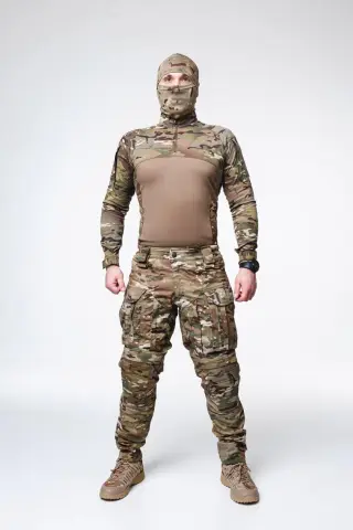 Тактично-штурмові штани з флісовою підкладкою STRIKER GEN ІI мультикам