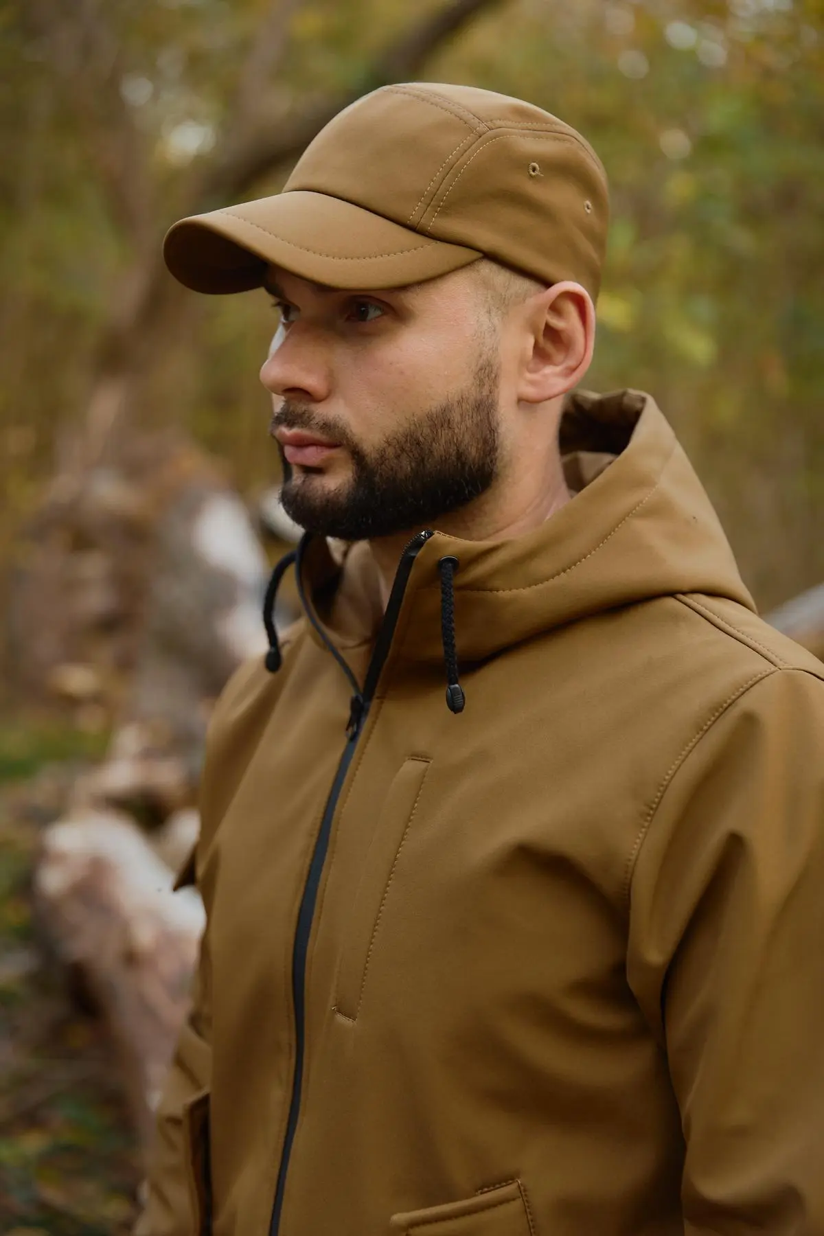 Кепка soft shell койот