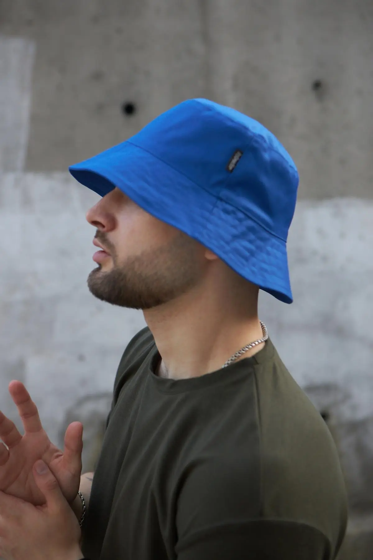 Панама бавовняна базова Intruder блакитна