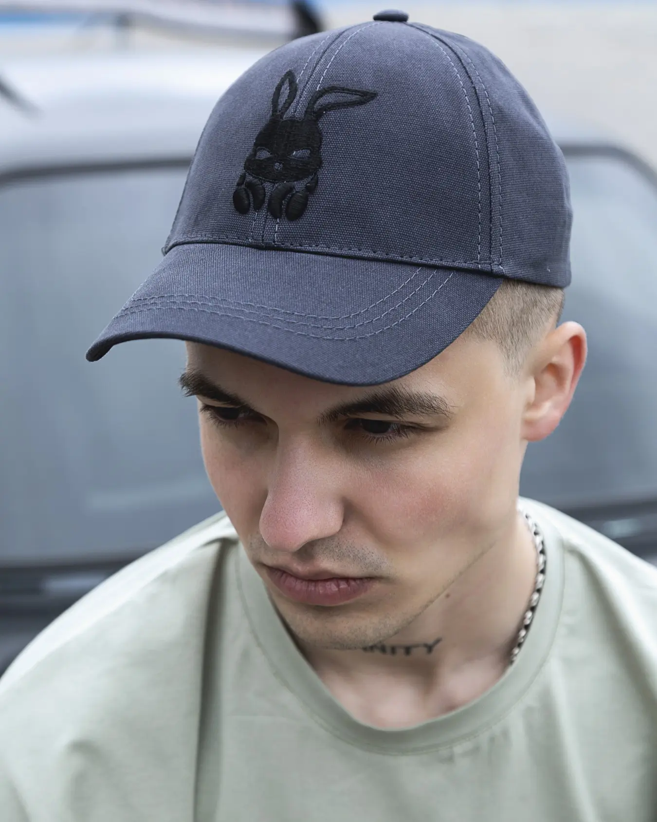 Кепка чоловіча Intruder Bunny сіра