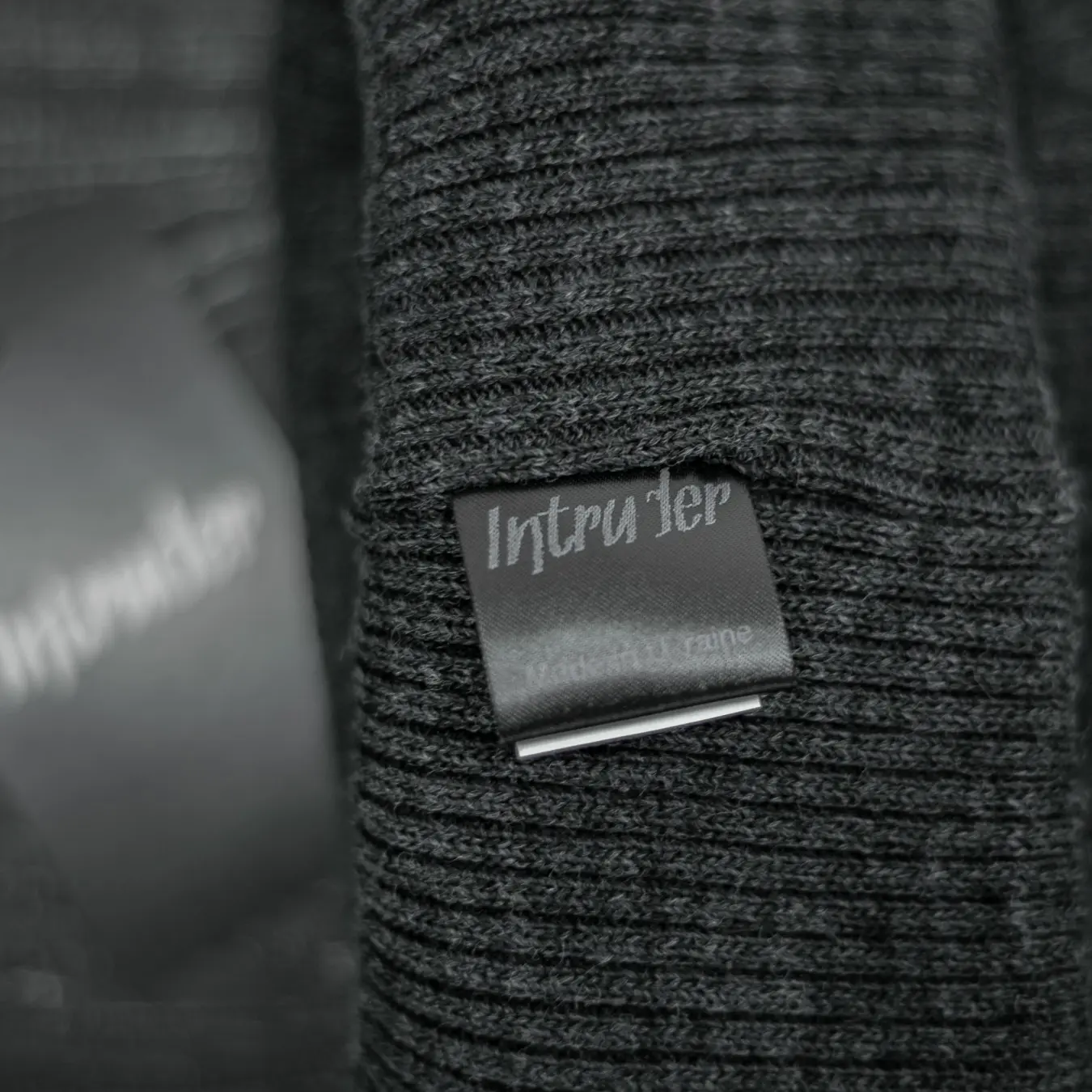 Шапка з додаванням вовни "Intruder" сіра Bunny logo