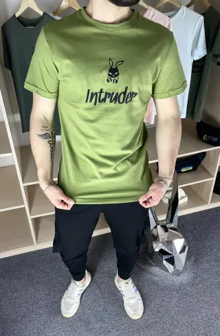 Футболка чоловіча "Bunny" Intruder оливкова