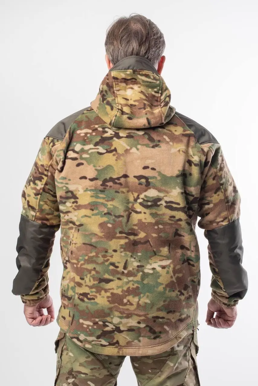 Кофта микрофлис Мультикам с капюшоном G10 Military