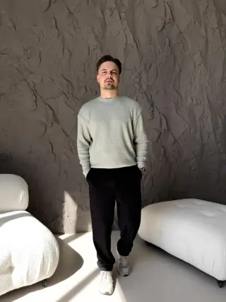 Светр мʼята вязка