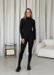 Seamless Warm Black Fleece Leggings Merlini Vakka - Photo 4