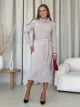 Ангорова сукня з високим горлом бежева Merlini Крема