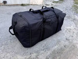 Сумка баул тактична us 160 л непромокаюча покращена Чорна