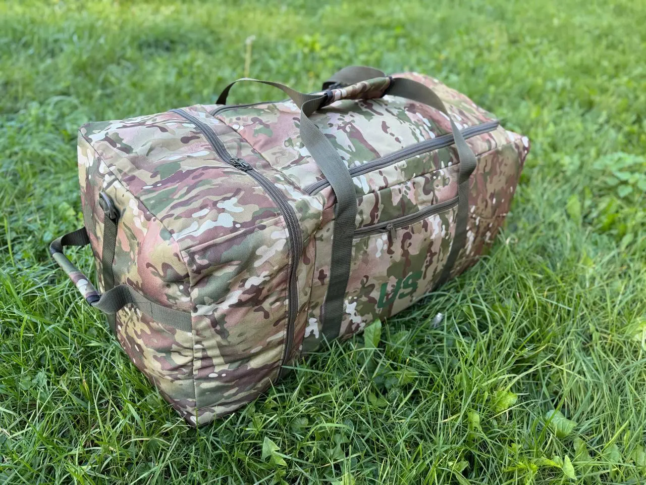 Tactical duffel bag US 160L waterproof upgraded Multicam