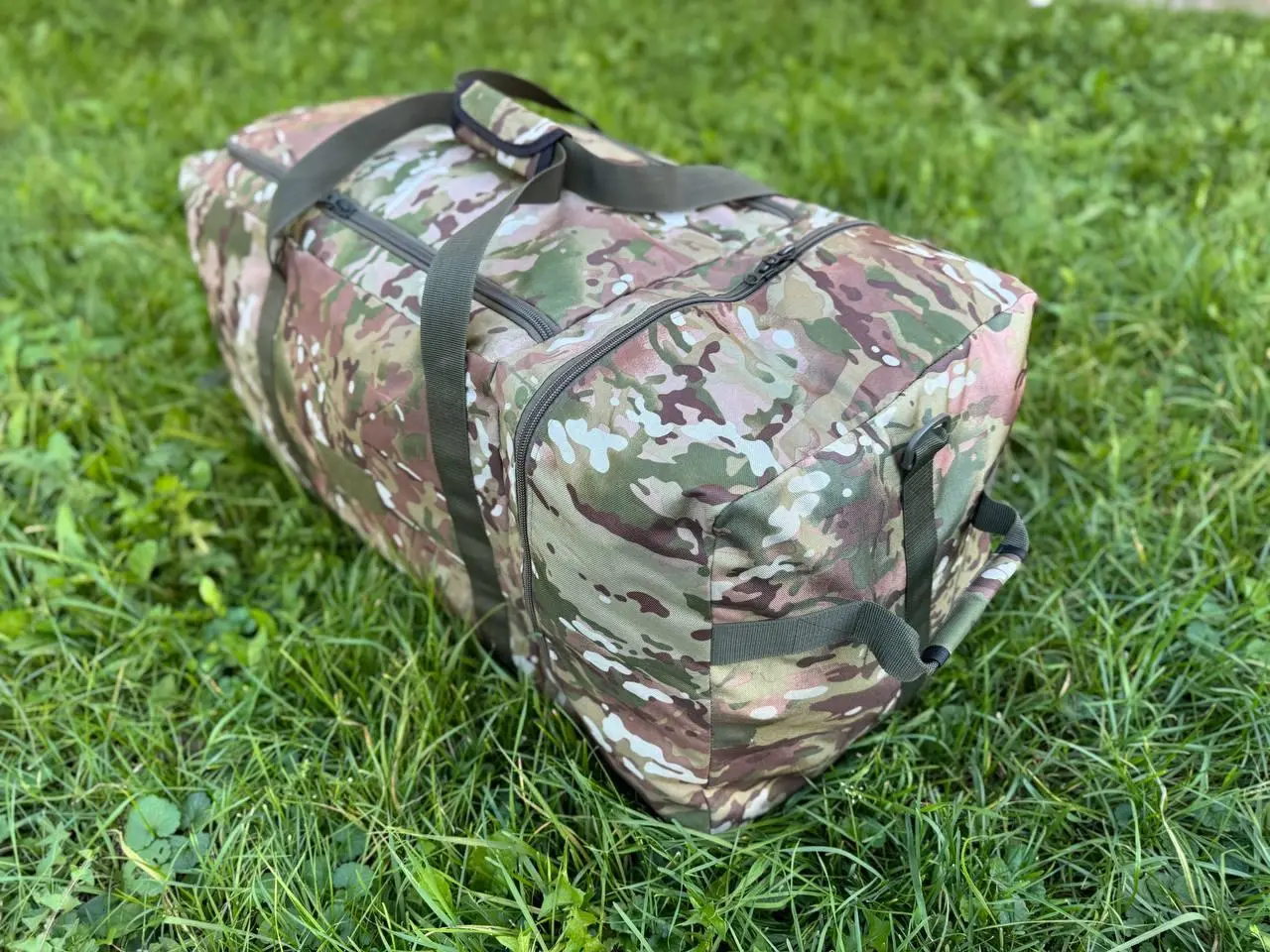 Tactical duffel bag US 160L waterproof upgraded Multicam