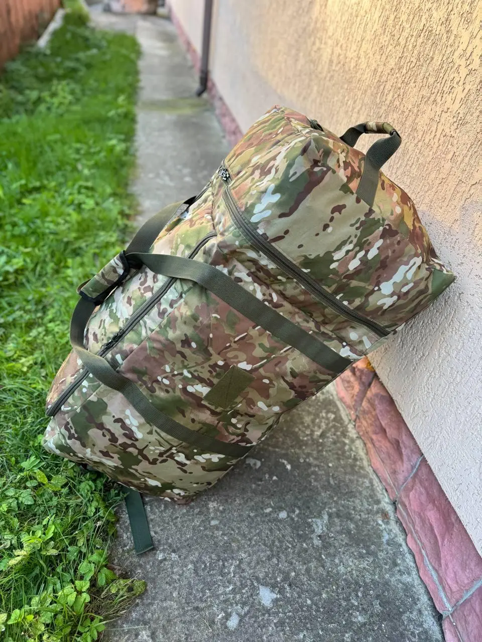 Tactical duffel bag US 160L waterproof upgraded Multicam