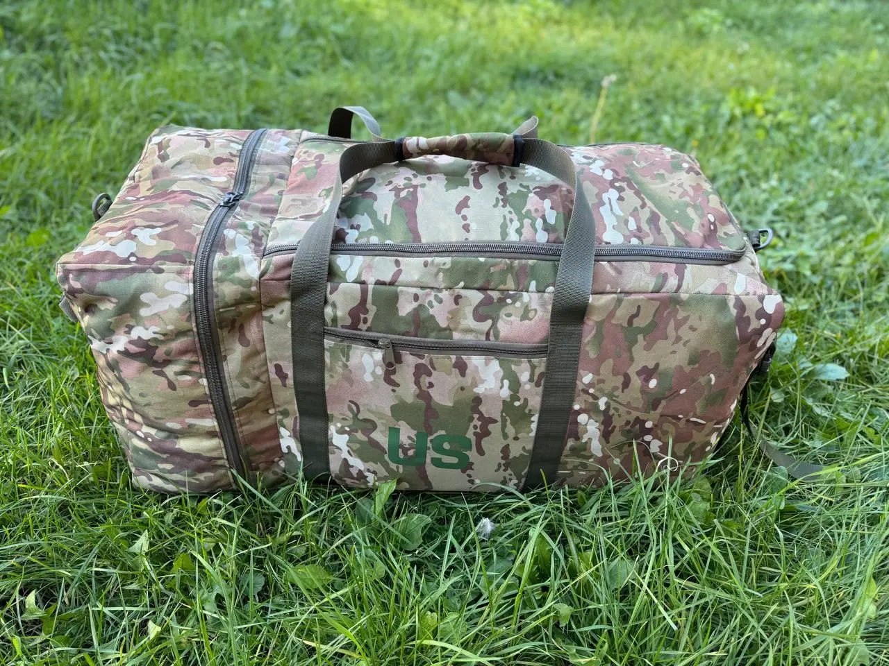 Tactical duffel bag US 160L waterproof upgraded Multicam