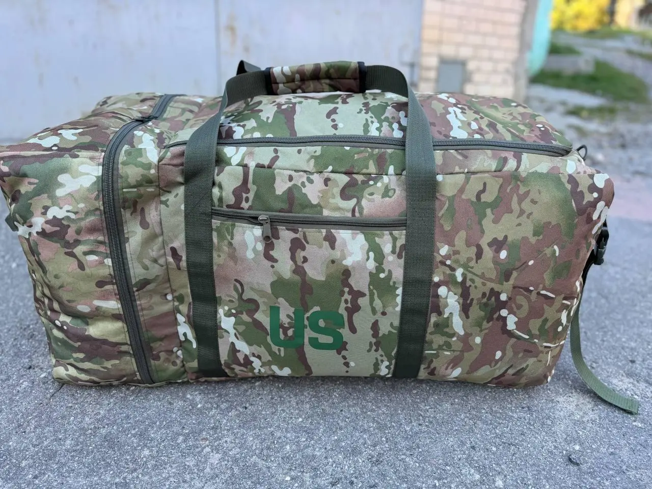 Tactical duffel bag US 160L waterproof upgraded Multicam