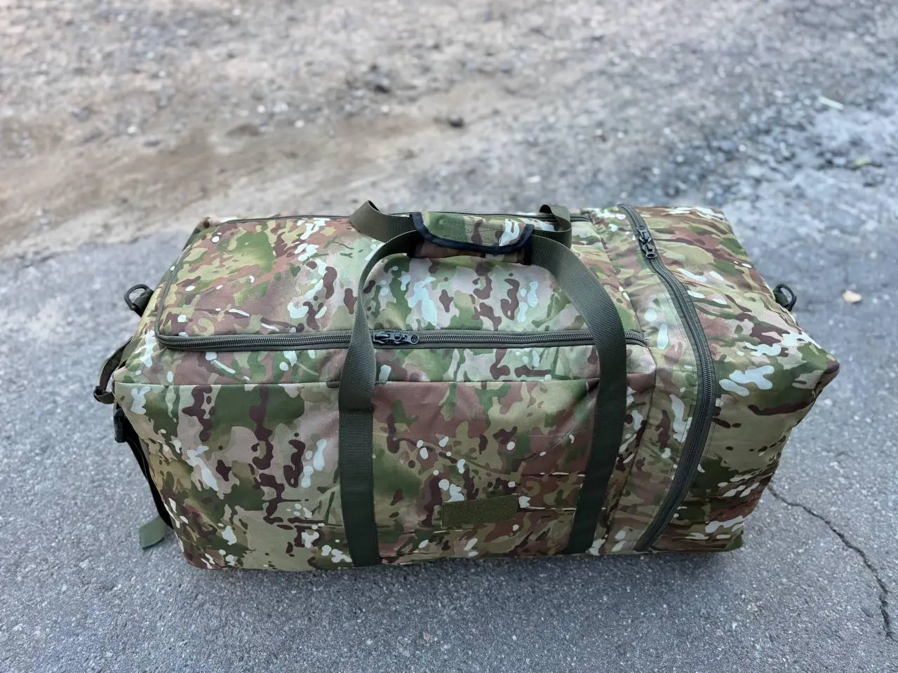 Tactical duffel bag US 160L waterproof upgraded Multicam
