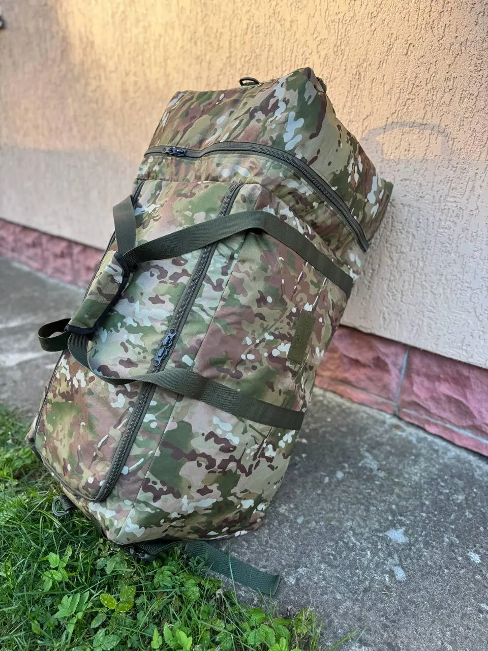 Tactical duffel bag US 160L waterproof upgraded Multicam