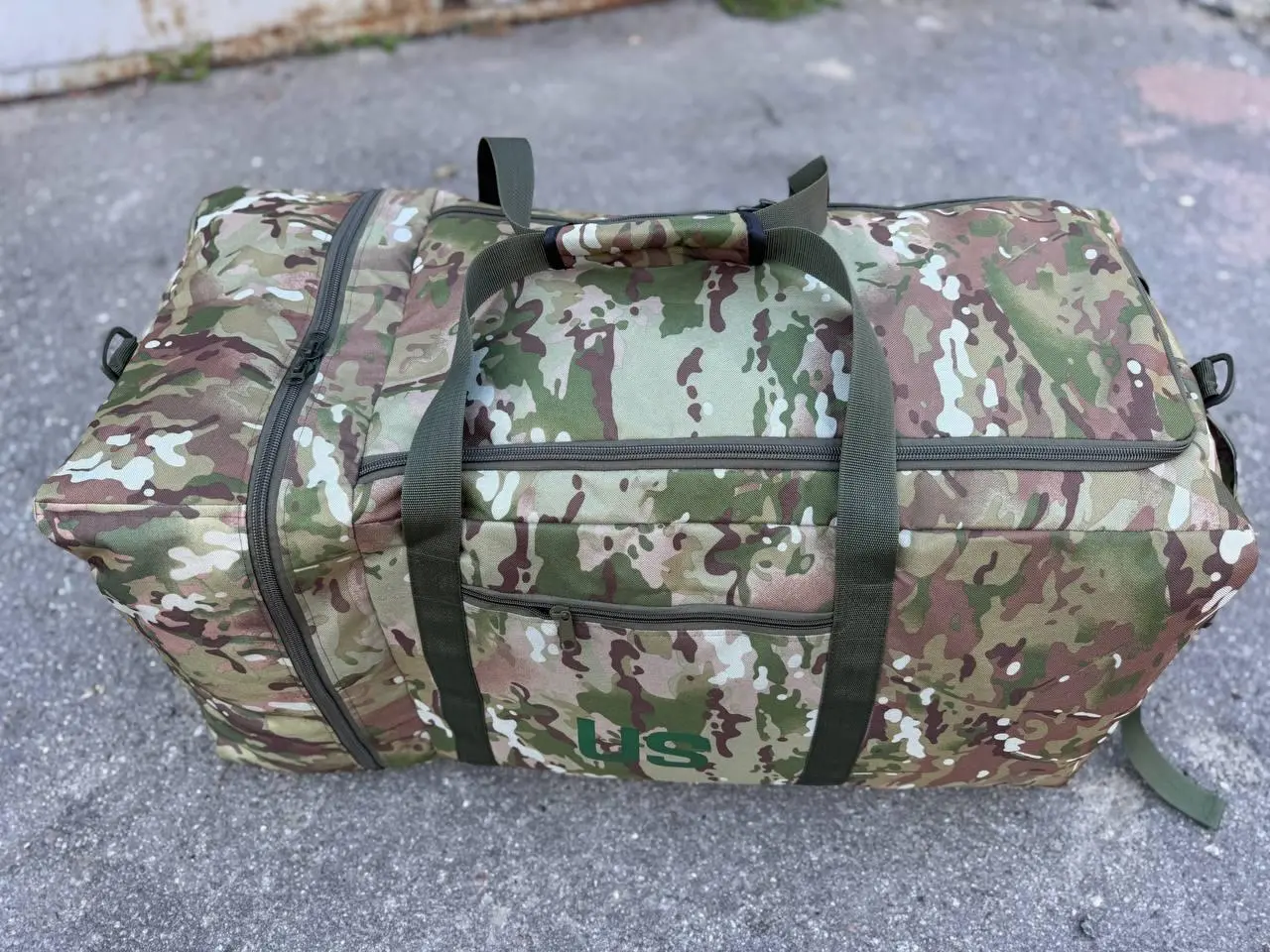 Tactical duffel bag US 160L waterproof upgraded Multicam
