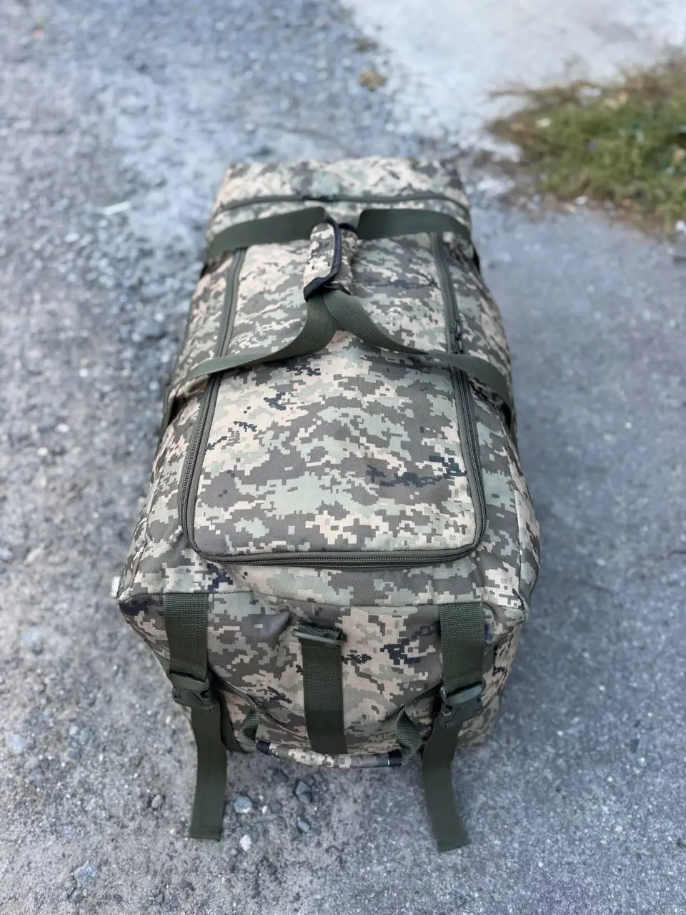 Tactical duffel bag US 160L waterproof improved Pixel