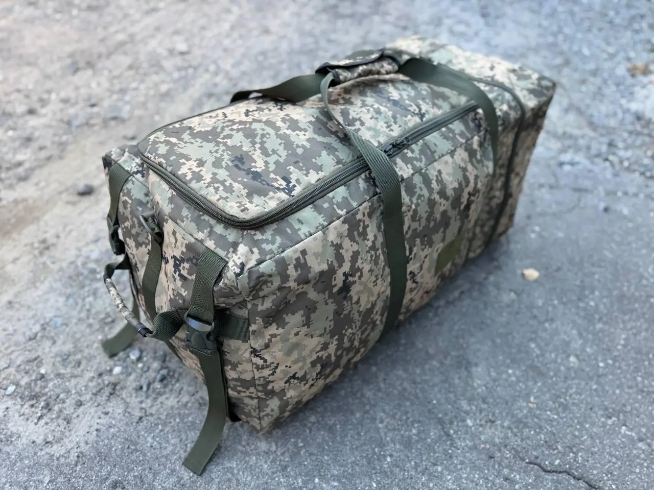 Tactical duffel bag US 160L waterproof improved Pixel