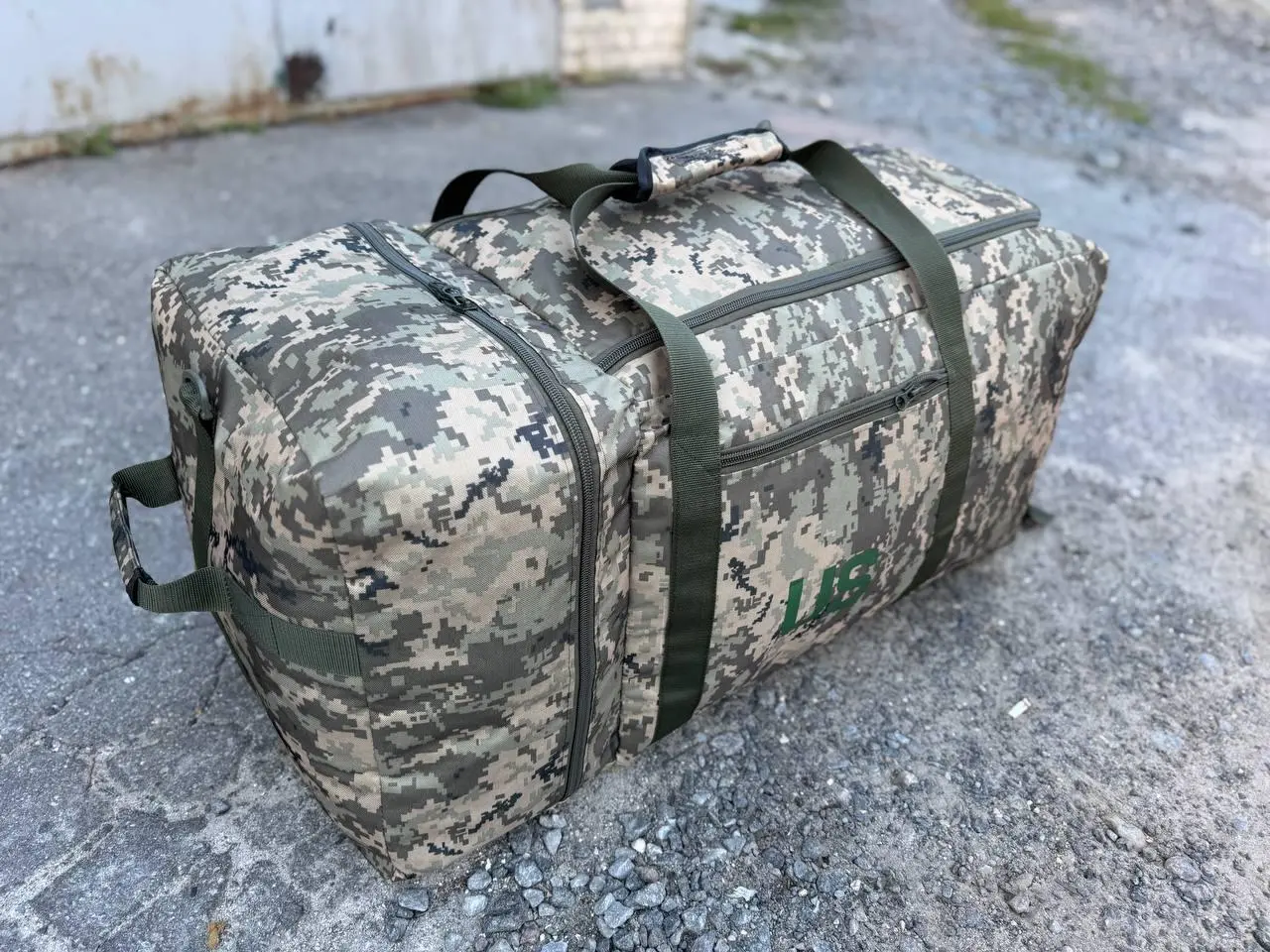 Tactical duffel bag US 160L waterproof improved Pixel