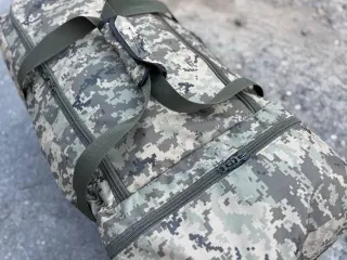 Сумка баул тактична us 160 л непромокаюча покращена Піксель