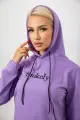 Спортивний костюм жіночий двонитка, колір бузковий, 214R1419-006 - Фото 7
