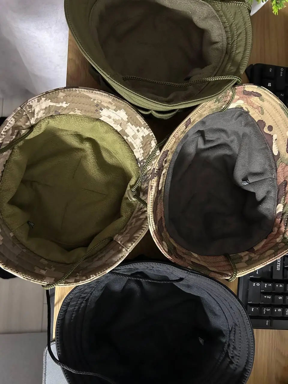Панама Утеплена Мультикам Soft Shell на флісі