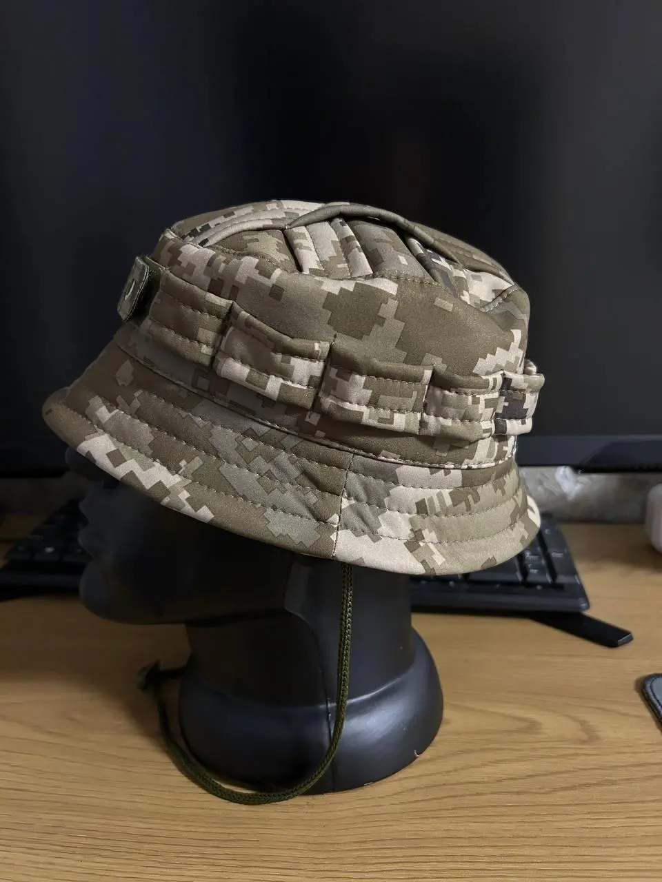 Панама Утеплена піксель Soft Shell на флісі