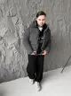 Курточка балон графіт - Фото 2