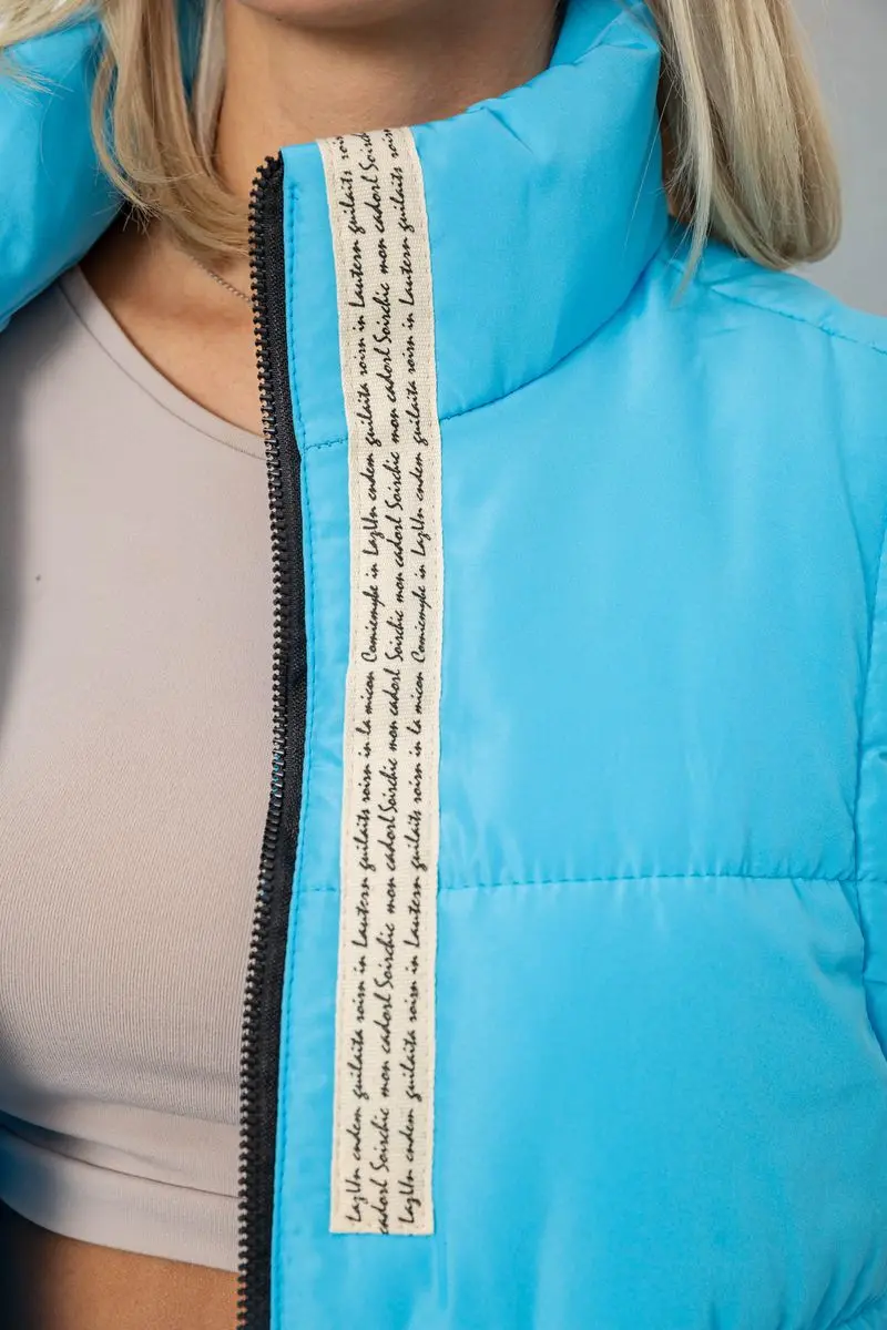 Жилет жіночий демісезонний, колір блакитний, 257R95