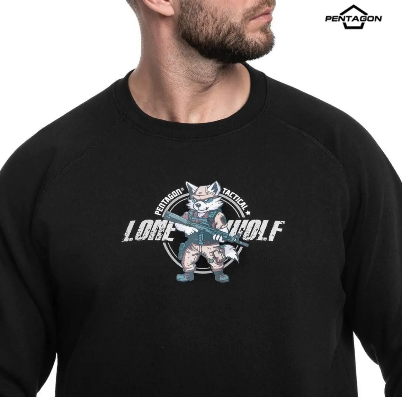 Кофта Pentagon Hawk Lone Wolf - Black