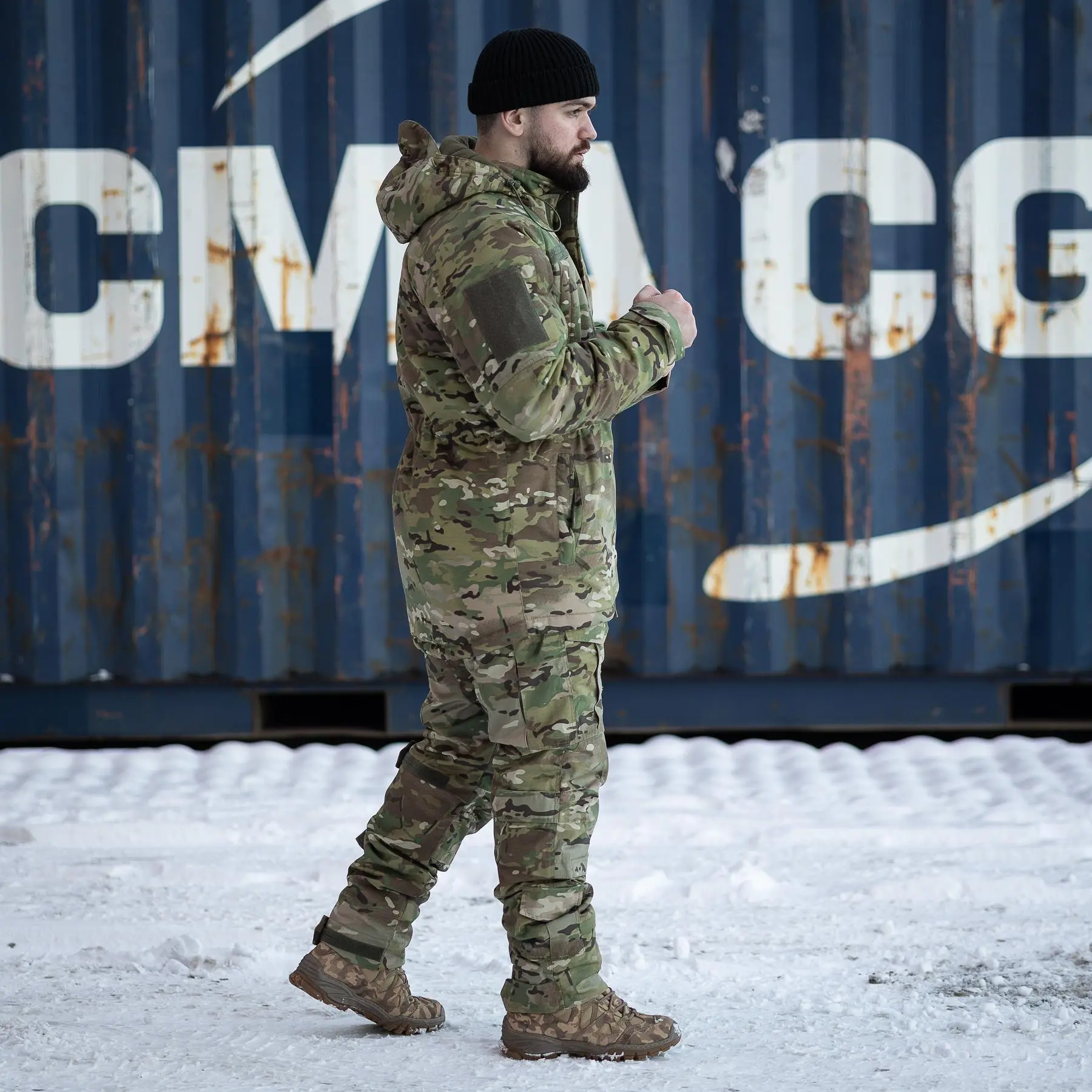 Зимовий комплект Grifon 2в1: Бушлат GOVERLA на Omni-Heat + Штани Apex Gen 3 водовідштовхувальні (мультикам)